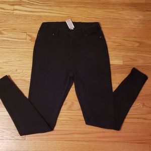 Black Jeggings Skinny Leg